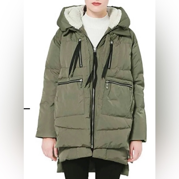 Forever21+Ci sono Jackets & Blazers - Forever21+Ci sono NWT  faux utility trim shearling parka puffer jacket size XL.